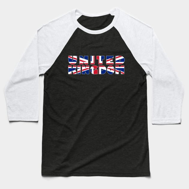 United Kingdom Baseball T-Shirt by phneep